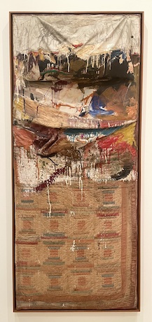 Bed, 1955, Rauschenberg at MoMA 2022