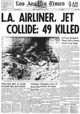 Los Angeles Times front page April 22 1958