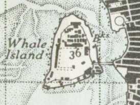Whale Island, Hampshire map 1945