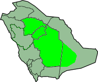 Saudi Arabia - Nejd region locator