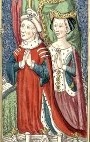 Louis and his first wife, Blanche