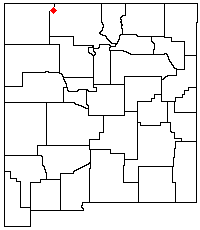 Location of Navajo Lake within New Mexico