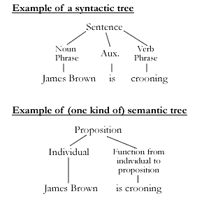 Syntactic-semantic trees