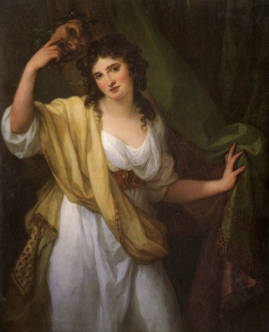 Angelika Kauffmann - Lady Hamilton als Komische Muse (1791)