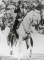 Adolfo Camarillo on a Camarillo White Horse