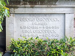 Baden-Baden-Hauptfriedhof-Grabmal Georg Groddeck-10-hf18-2022-gje