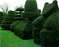 Beckley Park topiary garden