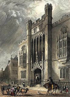 City of London School J.Woods after Hablot Browne & Garland publ 1837 edited