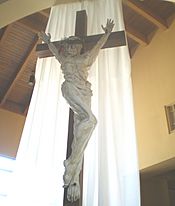 Crucifix at Padre Serra Church, Camarillo