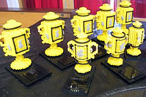 First Lego League 2005 Cambridge trophies