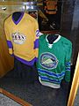 LA Kings jersey and Oakland Seals jersey at IHHOF