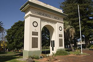 Memorial Arch in Kiama, NSW