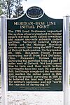 Michigan Meridian-Baseline State Park Initial Point Plaque.jpg