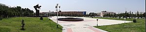 Panorama of Navoi Square (Formerly Bobur Square) - Where 2005 Massacre Took Place - Andijon - Uzbekistan - 02 (7543304374).jpg