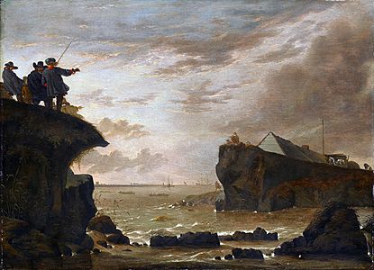 SA 2481-De doorbraak van de St. Anthonisdijk in 1651-De doorbraak van de St. Anthonisdijk bij Houtewael in de nacht van 5 op 6 maart 1651