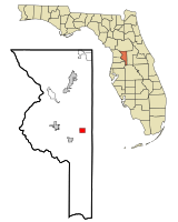 Location in Sumter County and the U.S. state of Florida