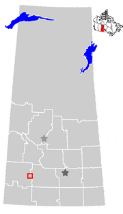 Location of Swift Current