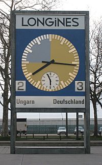 Wankdorf 1954 world cup final match clock