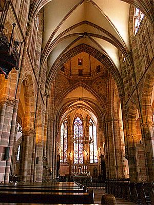 Wissembourg abbey interior