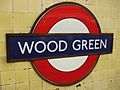 Wood Green stn roundel