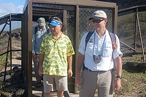 Dan Ashe tours Kaena Point State Park in Hawaii (6550178815)