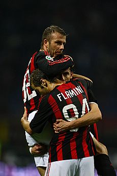 David Beckham of AC Milan, April 19, 2009