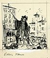 Disegno per copertina di libretto, disegno di Peter Hoffer per L'elisir d'amore (s.d.) - Archivio Storico Ricordi ICON012369