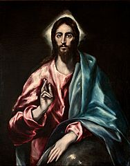 El Greco - Christ as Saviour - Google Art Project