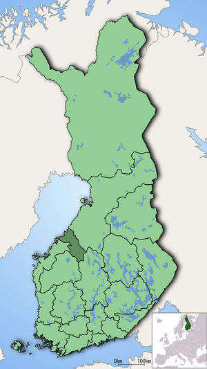Finland regions Keski-Pohjanmaa