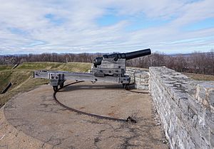 Fort No 1, Lévis - Canon Armstrong 03