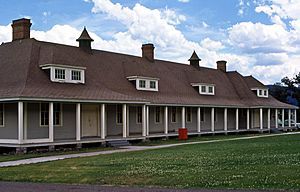 Fort Yellowstone Cavalry Barracks 1974