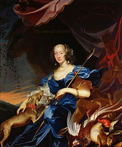 Frans Luycx - Eleonora Gonzaga as Diana, Holy Empress, 3rd wife of Ferdinand III