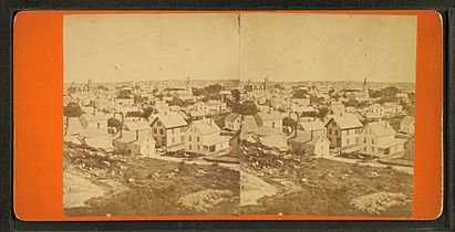 General view of Boston, by J. J. Hawes