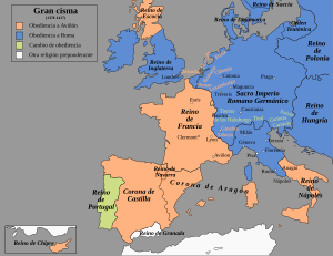 Grand schisme 1378-1417-es