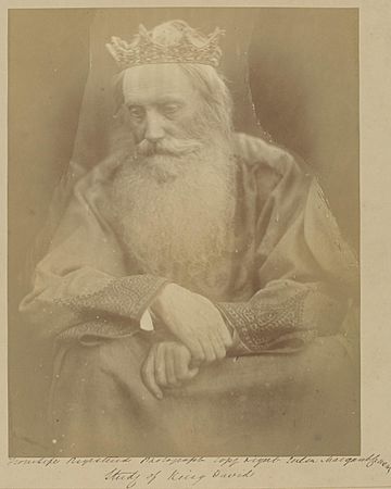 Henry Taylor, Study of King David, by Julia Margaret Cameron, 1865