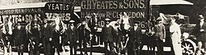 Horses and Carts used for general haulage 1910 Clevedon UK