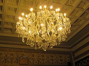 Hudson Theatre - lobby chandelier