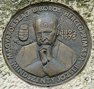 Mindszenty plaque Budapest
