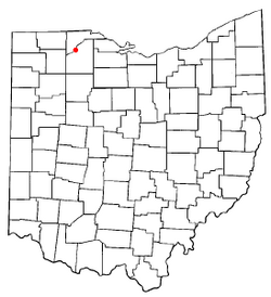 Location of Haskins, Ohio
