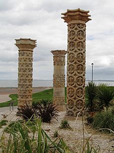Portobello Beach Pillars