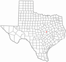 Location of Little River-Academy, Texas