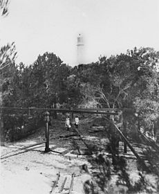 Whim at the Sandy Cape Light, ca. 1903