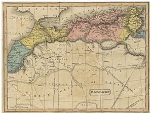 (1817) MAP OF THE BARBARY STATE