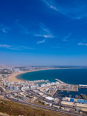 Areal view of Agadir