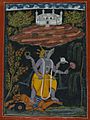 Brooklyn Museum - Varaha Rescuing the Earth page from an illustrated Dasavatara series