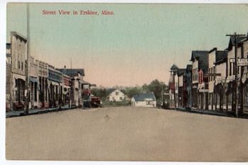 Downtown Erskine, c. 1910