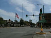 Georgetown Illinois downtown intersection