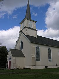 Gustaf Adolph Lutheran Church in New Sweden, Maine. September 2014.