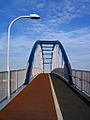 Jane Coston cycle bridge deck
