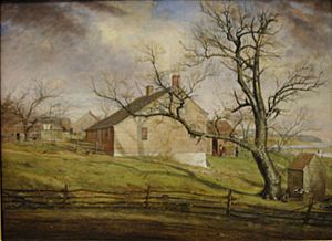 Long Island Farmhouses by William Sidney Mount, 1862-63